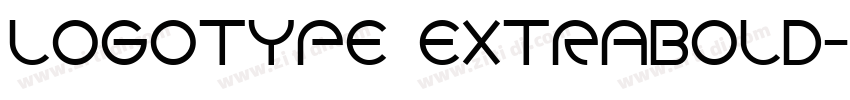 LOGOTYPE ExtraBold字体转换